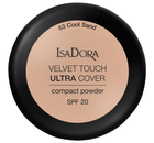 Puder Isadora Velvet Touch Ultra Cover SPF 20 63 Cool Sand 7.5 g (7317852149638) - obraz 1