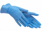 Одноразові рукавички нітрилові Vogt Medical 100 шт в упаковці Розмір S Сині - изображение 2