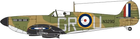 Винищувач Airfix Supermarine Spitfire Mk.Ia 1:72 (01071B) (5055286649660) - зображення 2