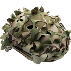 3D сетка на шлем TOR Fast ольха мультикам чехол VULPO Tactical камуфляж - изображение 2