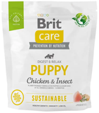 Корм для щенков Brit Care Dog Sustainable Puppy с курицей и насекомыми