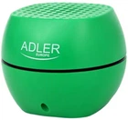 Портативная колонка Adler AD 1141 Bluetooth 2.0+EDR до 10 метров 2Вт Green (1141)