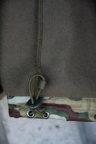 Флисовая кофта Кіраса уставная по требованиям ВСУ турецкая ткань Polartec 320 г/м.кв. хаки + мультикам 4XL (66-68) 412-5 - изображение 5