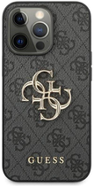 Панель Guess 4G Big Metal Logo для Apple iPhone 14 Pro Max Сірий (3666339066277) - зображення 1