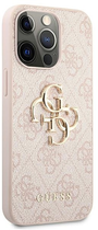 Панель Guess 4G Big Metal Logo для Apple iPhone 14 Pro Max Рожевий (3666339088811) - зображення 3