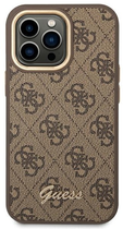 Панель Guess 4G Vintage Gold Logo для Apple iPhone 14 Pro Max Коричневий (3666339065270) - зображення 2