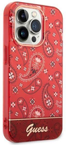 Панель Guess Bandana Paisley для Apple iPhone 14 Pro Max Червоний (3666339064075) - зображення 3