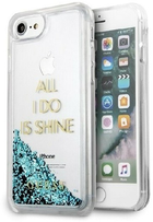 Etui plecki Guess Liquid Glitter Party do Apple iPhone 6/7/8/SE 2020/SE 2022 Blue (3700740398302)