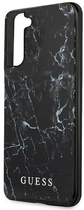 Etui plecki Guess Marble do Samsung Galaxy S21 Plus Black (3666339003296) - obraz 3