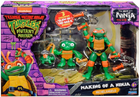 Zestaw figurek TMNT Mutant Mayhem Wojownicze Żołwie Ninja Evolution Michelangelo 3 Pack (43377835837) - obraz 1