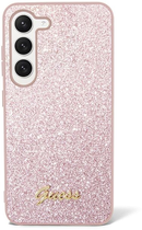Etui plecki Guess Glitter Script do Samsung Galaxy S23 Plus Pink (3666339117320) - obraz 2