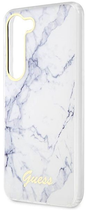 Панель Guess Marble для Samsung Galaxy S23 Plus Білий (3666339117412) - зображення 2
