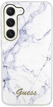 Панель Guess Marble для Samsung Galaxy S23 Plus Білий (3666339117412) - зображення 3