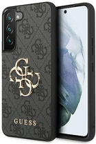Панель Guess 4G Big Metal Logo для Samsung Galaxy S23 Сірий (3666339114909) - зображення 1
