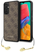 Панель Guess 4G Charms Collection для Samsung Galaxy A54 5G Коричневий (3666339123888)