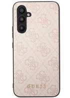 Etui plecki Guess 4G Metal Gold Logo do Samsung Galaxy A54 Pink (3666339169909) - obraz 2
