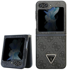 Панель Guess Leather 4G Diamond Triangle для Samsung Galaxy Z Flip 5 Чорний (3666339173890) - зображення 2