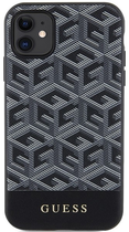 Панель Guess G Cube Stripes MagSafe для Apple iPhone 11 Black (3666339125905) - зображення 2