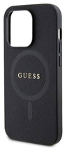 Etui plecki Guess Saffiano MagSafe do Apple iPhone 11 Black (3666339155667) - obraz 2