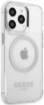 Панель Guess Metal Outline Magsafe для Apple iPhone 13/13 Pro Сріблястий (3666339057275) - зображення 3