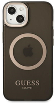 Панель Guess Gold Outline Translucent MagSafe для Apple iPhone 13 Чорний (3666339057022) - зображення 2