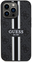 Etui plecki Guess 4G Printed Stripes MagSafe do Apple iPhone 13 Pro Max Black (3666339119669) - obraz 2