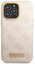 Etui plecki Guess 4G Logo Plate MagSafe do Apple iPhone 13 Pro Max Pink (3666339056605) - obraz 2