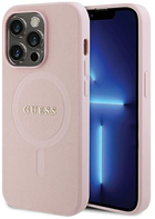Панель Guess Saffiano MagSafe для Apple iPhone 14 Pro Рожевий (3666339156169) - зображення 1