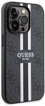 Etui plecki Guess 4G Printed Stripes MagSafe do Apple iPhone 14 Pro Black (3666339119690) - obraz 3