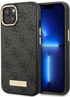 Панель Guess 4G Logo Plate MagSafe для Apple iPhone 14 Plus Чорний (3666339069872) - зображення 1