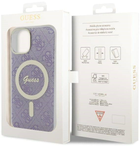 Etui plecki Guess 4G MagSafe do Apple iPhone 14 Purple (3666339127190) - obraz 2