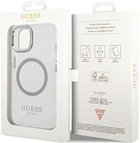 Панель Guess Metal Outline Magsafe для Apple iPhone 14 Сріблястий (3666339069827) - зображення 3