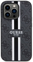 Панель Guess 4G Printed Stripes MagSafe для Apple iPhone 14 Pro Max Чорний (3666339119706) - зображення 2