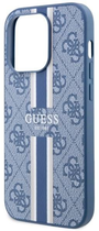 Панель Guess 4G Printed Stripes MagSafe для Apple iPhone 14 Pro Max Синій (3666339120009) - зображення 3