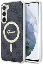 Etui plecki Guess 4G MagSafe do Samsung Galaxy S23 Plus Black (3666339130503) - obraz 2