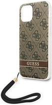 Панель Guess 4G Print Strap для Apple iPhone 12/12 Pro Коричневий (3666339046415) - зображення 3