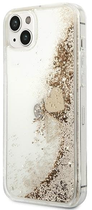 Etui plecki Guess Glitter Charms do Apple iPhone 14 Plus Gold (3666339094003)