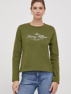 Longsleeve damski Tommy Hilfiger WW0WW40292-Green XS Zielony (8720645371922) - obraz 1