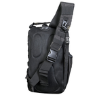 Тактичний однолямковий рюкзак Camotec з прихованим відділенням для зброї TCB Multicam Black - зображення 3