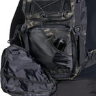 Тактический однолямочный рюкзак Camotec скрытым отделением для оружия TCB Multicam Black - изображение 8