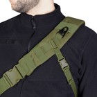 Тактичний однолямковий рюкзак Camotec з прихованим відділенням для зброї TCB Олива - зображення 6