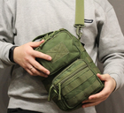 Сумка через плечо Tactic городская сумка наплечная Олива (9060-olive) - изображение 6