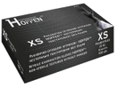 Рукавички нітрилові Hoffen розмір XS 50 пар Чорні (CM_66010) - зображення 1
