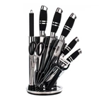 Набір кухонних ножів із 9 предметів Benson BN-402 на підставці яка обертається