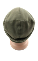 Зимова шапка флісова тепла універсальна для чоловіків і жінок розмір One size еластична без гумки Mil-Tec для холодної погоди оливкова - зображення 4