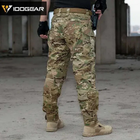 Штани тактичні IDOGEAR G3 Combat Pants з наколінниками Розмір L Мультикам - зображення 4