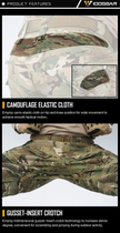 Штаны тактические IDOGEAR G3 Combat Pants с наколенниками Размер XXL Мультикам - изображение 8