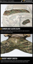 Штаны тактические IDOGEAR G3 Combat Pants с наколенниками Размер S Мультикам - изображение 8