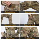 Штаны тактические IDOGEAR G3 Combat Pants с наколенниками Размер L Мультикам - изображение 7