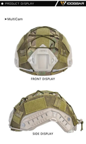 Кавер Idogear для тактичного шолома IG-HC3802 розмір M Мультикам - зображення 6